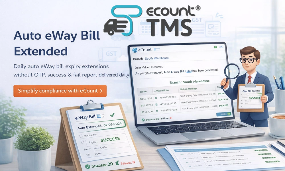 Auto eWay Bill Extended – Simplify Compliance with eCount