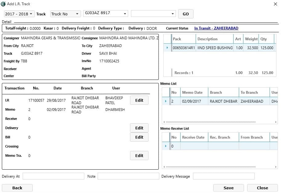 logistics software